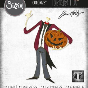 Tim Holtz® Alterations | Sizzix Thinlits™ Die Set 11-Pack - Pumpkinhead, Colorize