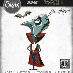 Tim Holtz® Alterations | Sizzix Thinlits™ Die Set 11-Pack - The Count, Colorize