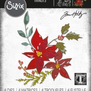 Tim Holtz® Alterations | Sizzix Thinlits™ Die Set 6-Pack - Festive Bouquet