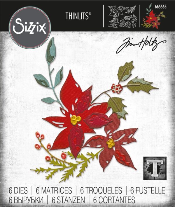Tim Holtz® Alterations | Sizzix Thinlits™ Die Set 6-Pack - Festive Bouquet