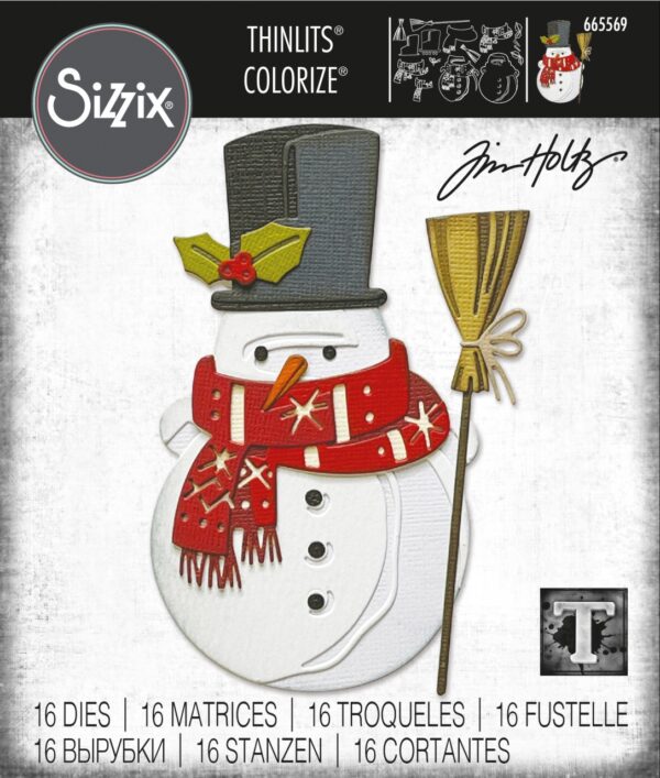Tim Holtz® Alterations | Sizzix Thinlits™ Die Set 16PK - Winston, Colorize