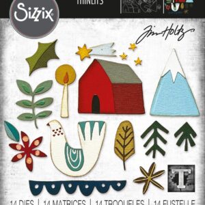 Tim Holtz® Alterations | Sizzix Thinlits™ Die Set 14PK - Funky Nordic