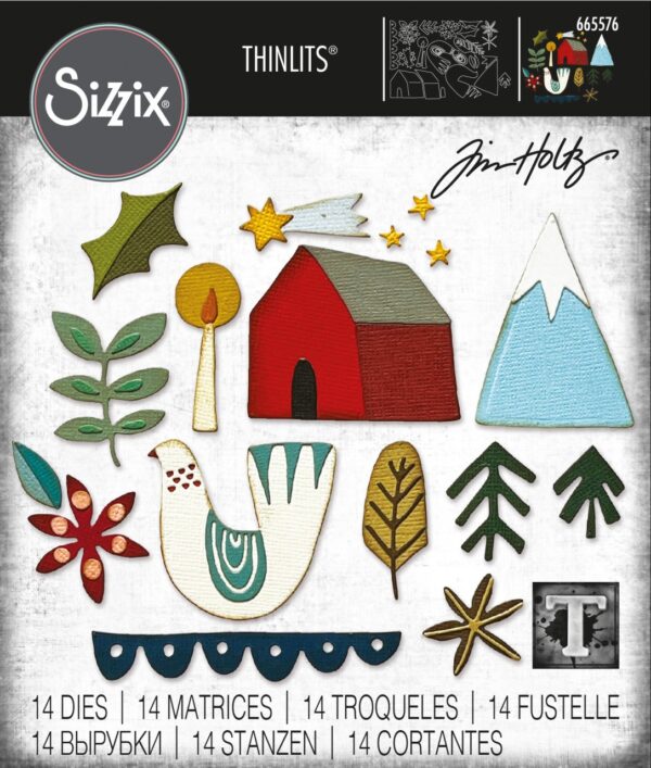 Tim Holtz® Alterations | Sizzix Thinlits™ Die Set 14PK - Funky Nordic
