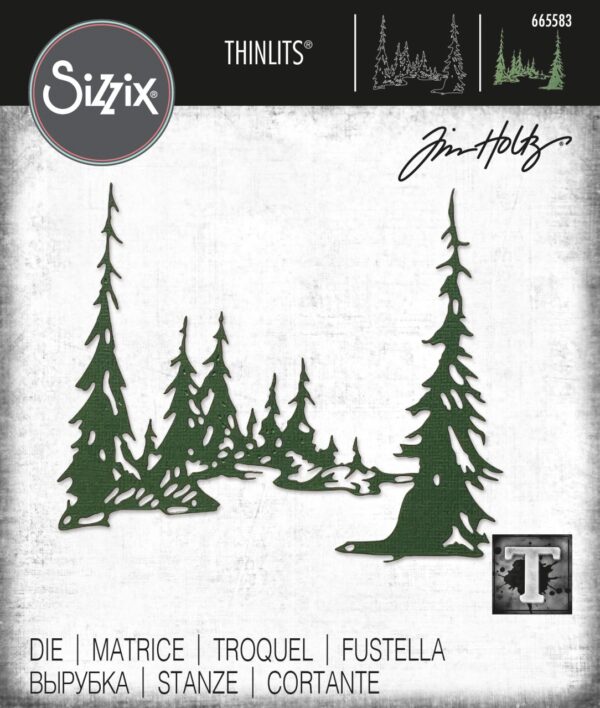 Tim Holtz® Alterations | Sizzix Thinlits™ Die - Tall Pines