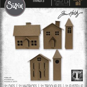 Tim Holtz® Alterations | Sizzix Thinlits™ Die Set 21 PK - Paper Village #2