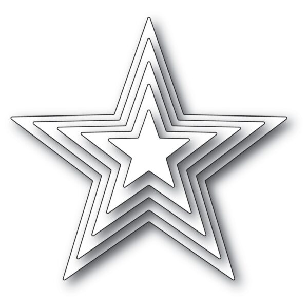 Memory Box Die - Shining Star Set 94321