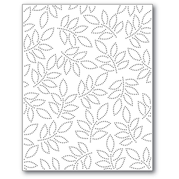 Memory Box Die - Pinpoint Leaf Plate 94381