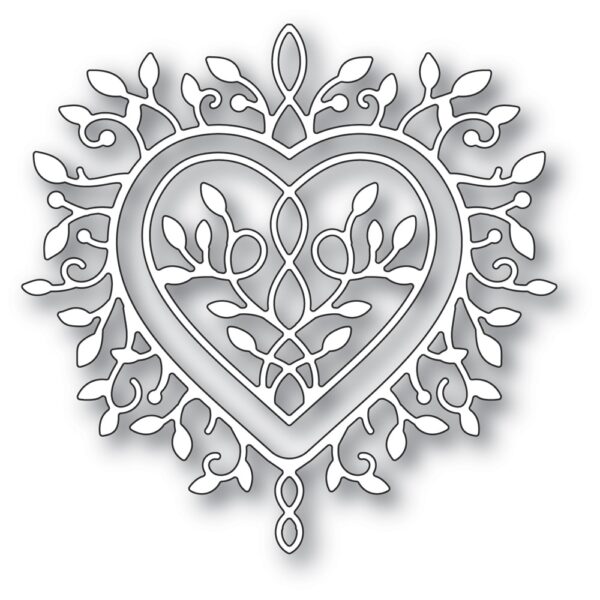 Memory Box Die - Champagne Heart 94389