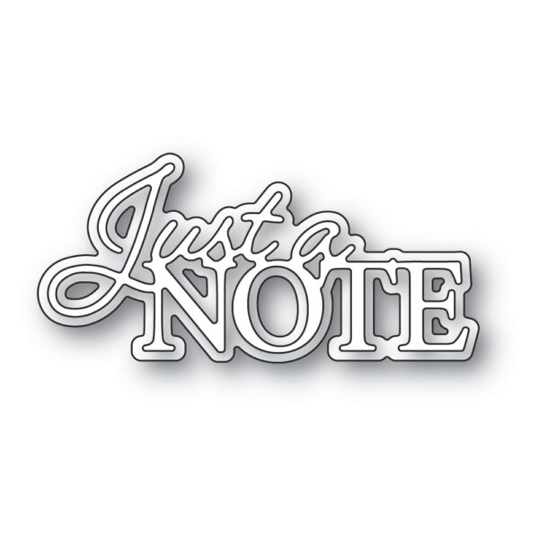 Memory Box Die - Just a Note Posh Script 94527