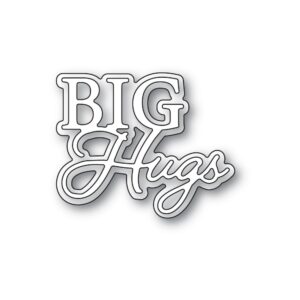 Memory Box Die - Big Hugs Posh Script 94528