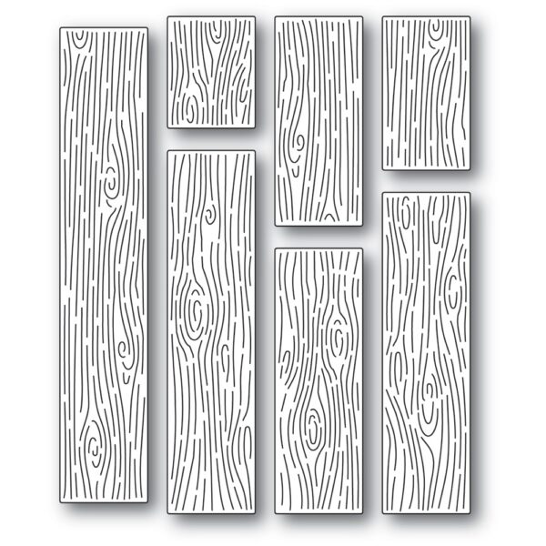 Memory Box Die - Wood Grain Planks 94565