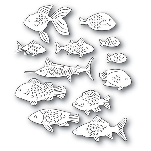 Memory Box Die - School of Fish 94570