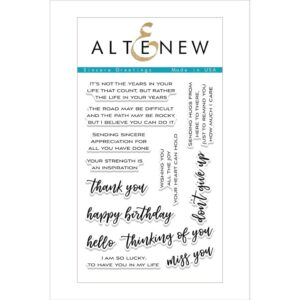 Altenew Sincere Greetings Stamp Set