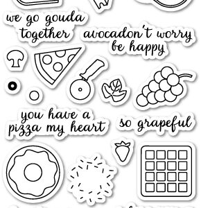 Open Studio We Go Gouda Together Clear Stamp Set CL5156
