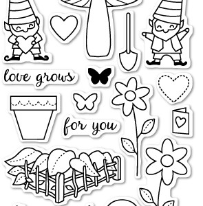 Open Studio Clear Stamp Set - Love Grows CL5167