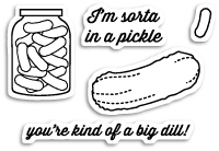 Open Studio Clear Stamp Set - In a Pickle CL5174