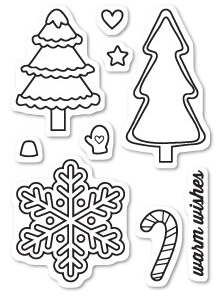Open Studio Clear Stamp Set - Christmas Cookies CL5185