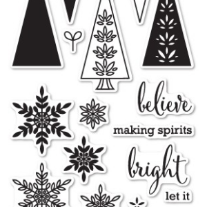 Open Studio Clear Stamp Set - Making Spirits Bright CL5186