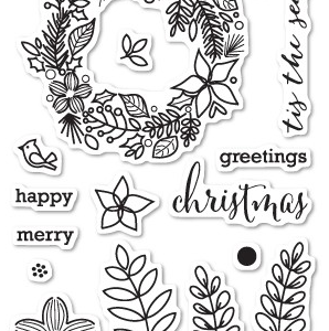 Open Studio Clear Stamp Set - Christmas Botanicals CL5187