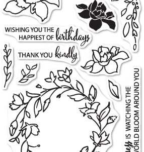 Open Studio Clear Stamp Set - Watching the World Bloom CL5197