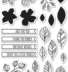 Open Studio Clear Stamp Set - Garden Sketches CL5204