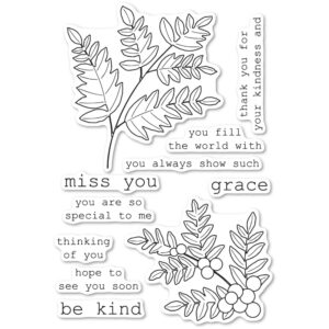 Open Studio Clear Stamp Set - Graceful Fern CL5248