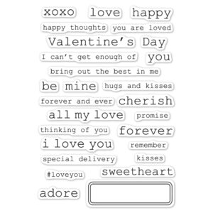 Open Studio Clear Stamp Set - Big and Little Valentines CL5252