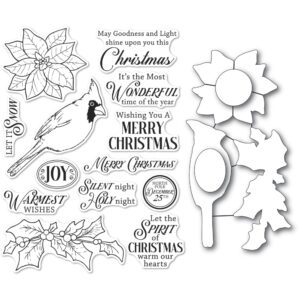 Open Studio Clear Stamp & Die Set - Spirit of Christmas CL5261-D