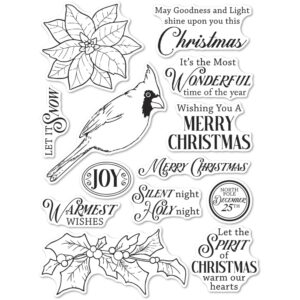 Open Studio Clear Stamp Set - Spirit of Christmas CL5261