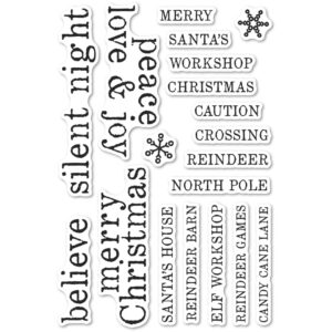 Open Studio Clear Stamp Set - Christmas Tiles CL5263
