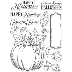 Open Studio Clear Stamp Set - Halloween Pumpkin CL5264