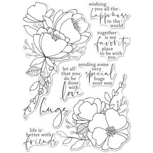 Open Studio Clear Stamp Set - All the Happiness CL5265