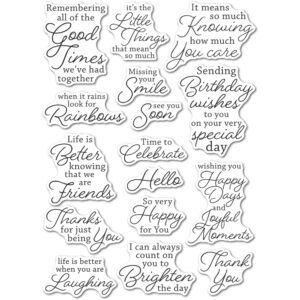 Open Studio Clear Stamp Set - Joyful Moments CL5266