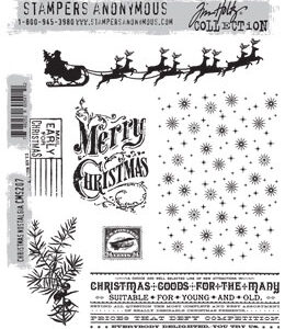Tim Holtz® Stampers Anonymous Cling Mount Sets -- Christmas Nostalgia CMS207