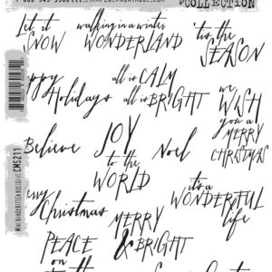 Tim Holtz® Stampers Anonymous Cling Mount Sets -- Mini Handwritten Holidays