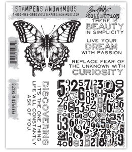 Tim Holtz® Stampers Anonymous Cling Mount Sets -- Perspective CMS213 (Expected in January 2015)