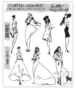 Tim Holtz® Stampers Anonymous Cling Mount Sets -- Runway CMS214