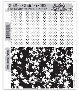 Tim Holtz® Stampers Anonymous Cling Mount Sets -- Dots & Floral CMS220