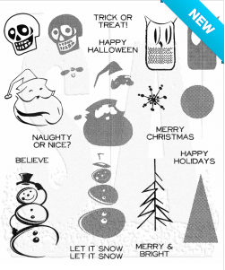 Tim Holtz® Stampers Anonymous Cling Mount Sets -- Mini Halftones CMS239