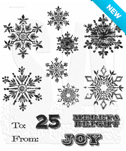 Tim Holtz® Stampers Anonymous Cling Mount Sets -- Mini Weathered Winter CMS246