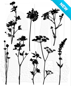 Tim Holtz® Stampers Anonymous Cling Mount Sets -- Wildflowers CMS253