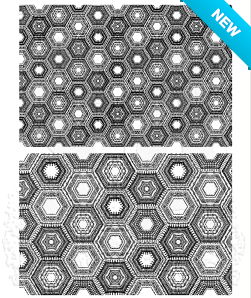 Tim Holtz® Stampers Anonymous Cling Mount Sets -- Patchwork CMS256