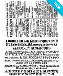 Tim Holtz® Stampers Anonymous Cling Mount Sets -- Newsprint & Type CMS266