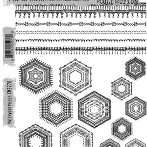Tim Holtz® Stampers Anonymous Cling Mount Sets -- Patchwork Pieces CMS270