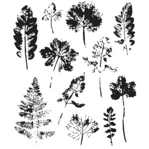 Tim Holtz® Stampers Anonymous Cling Mount Sets -- Leaf Prints CMS273