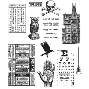 Tim Holtz® Stampers Anonymous Cling Mount Sets -- Mini Halloween #5 CMS275