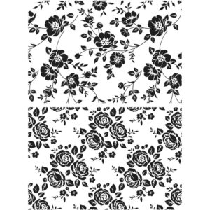 Tim Holtz® Stampers Anonymous Cling Mount Sets -- Vines & Roses CMS298