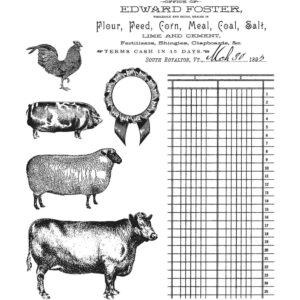 Tim Holtz® Stampers Anonymous Cling Mount Sets -- On the Farm CMS303