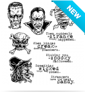 Tim Holtz® Stampers Anonymous Cling Mount Sets -- Monstrous CMS307