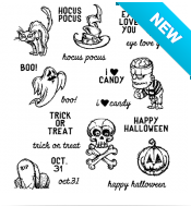 Tim Holtz® Stampers Anonymous Cling Mount Sets -- Scared Silly CMS311